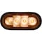 Buyers Products 6 Inch LED Oval Strobe Light with Amber LEDs and Amber Lens SL62AO - alternate 1